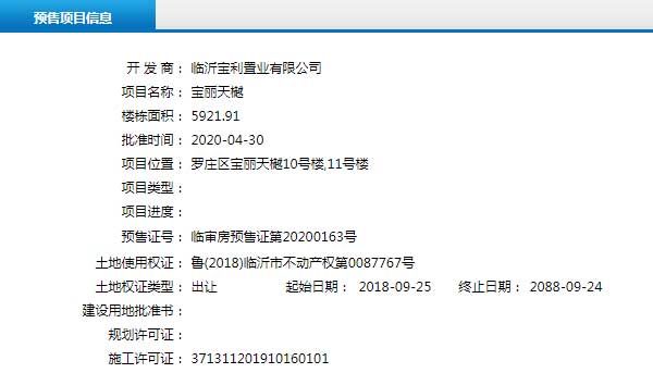 4月下旬臨沂共31項目獲預售證 共批準78棟樓