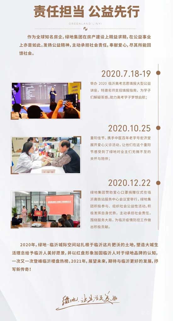 回望2020|綠地在臨沂的每一段成長，都值得被銘記